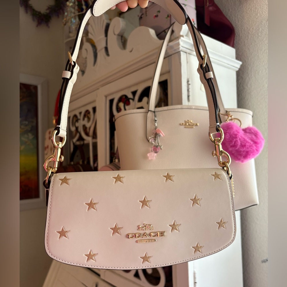 Coach Andrea small shoulder bag with star print